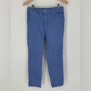 Lauren Ralph Lauren Black Label Women's Sz 2 Chino Pants Blue Straight Leg X1